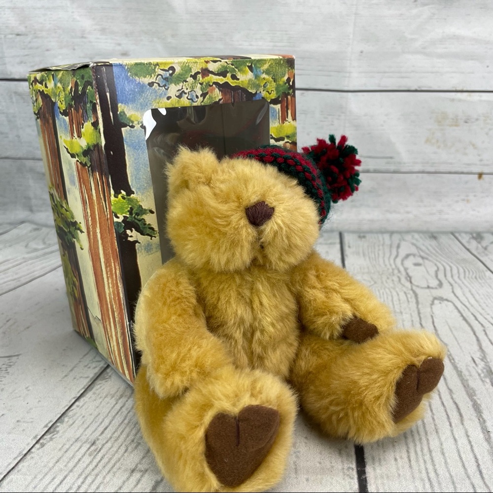 Vintage Eureka Pete 6” Bear Plush Redwood Buddies Mervyn's Stuffed Animal Toy